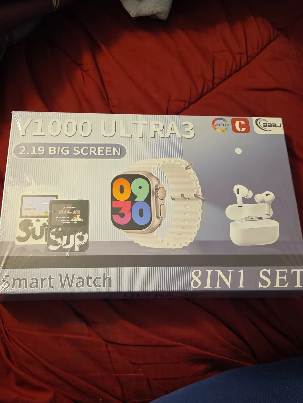 Y1000 ULTRA3 Smart Watch Set - White